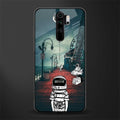 astronaut believer beach glass case for redmi note 8 pro image