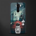 astronaut believer beach glass case for redmi note 8 pro image
