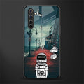 astronaut believer beach glass case for realme 6 image