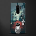 astronaut believer beach glass case for samsung galaxy s9 plus image