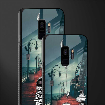 astronaut believer beach glass case for samsung galaxy s9 image-2