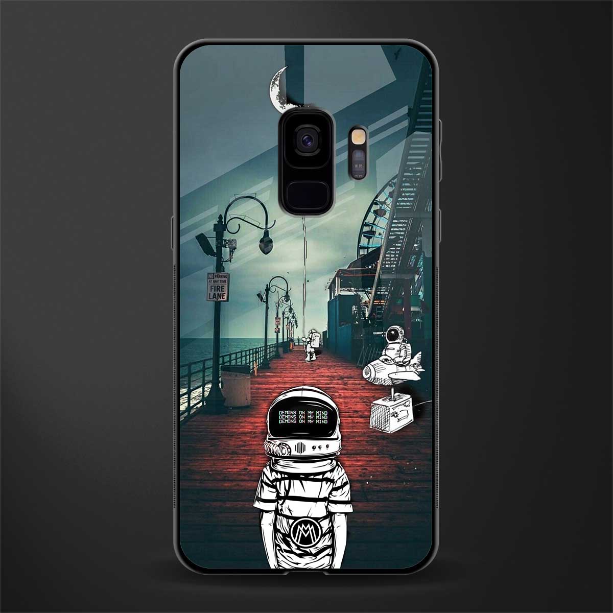 astronaut believer beach glass case for samsung galaxy s9 image