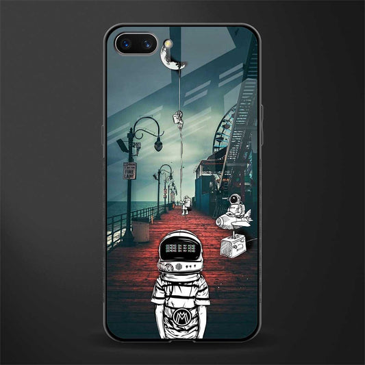 astronaut believer beach glass case for oppo a3s image