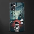 astronaut believer beach glass case for oppo reno7 5g image