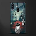 astronaut believer beach glass case for samsung galaxy a20s image