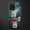 astronaut believer beach glass case for samsung galaxy s20 ultra image