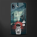 astronaut believer beach glass case for vivo y91i image