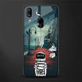 astronaut believer beach glass case for vivo y95 image
