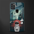 astronaut believer beach glass case for samsung galaxy a21s image