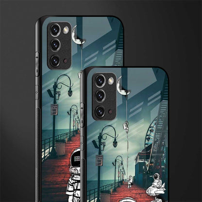 astronaut believer beach glass case for samsung note 20 image-2