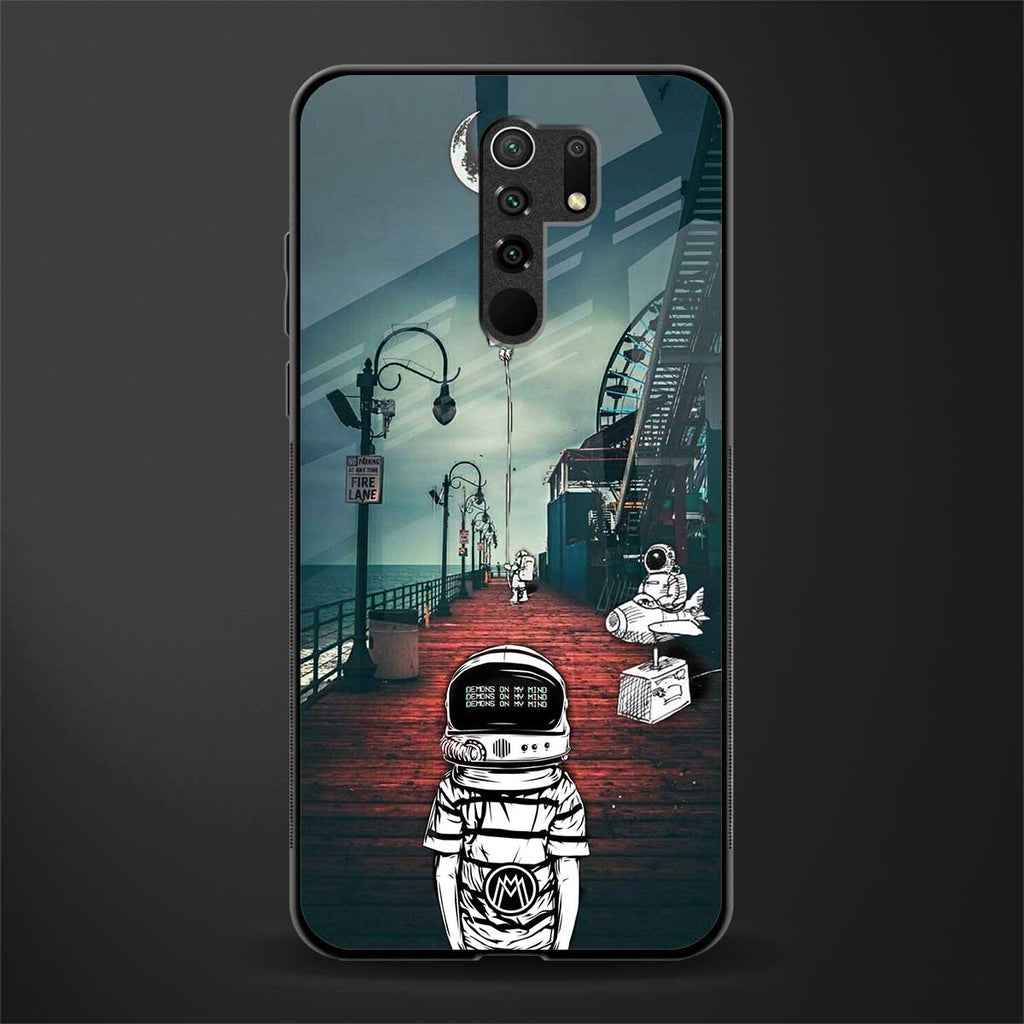 astronaut believer beach glass case for poco m2 image