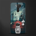 astronaut believer beach glass case for poco m2 image