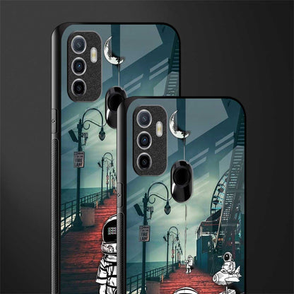 astronaut believer beach glass case for oppo a53 image-2