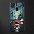 astronaut believer beach glass case for oppo a15s image