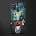 astronaut believer beach glass case for realme 7i image