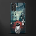 astronaut believer beach glass case for samsung galaxy s20 fe image