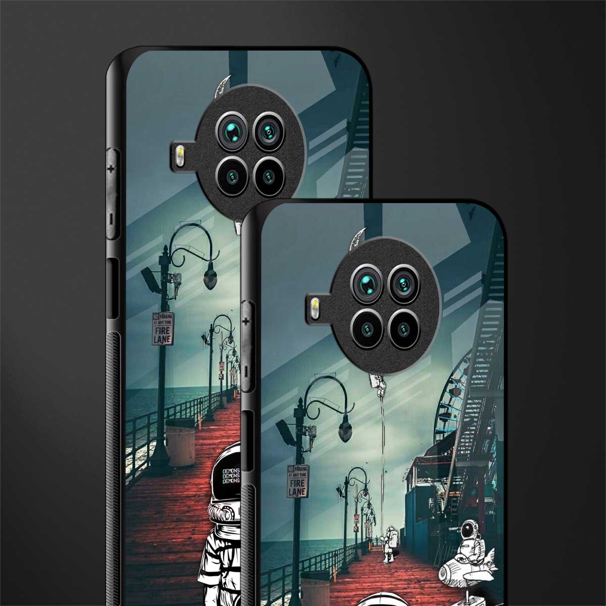 astronaut believer beach glass case for mi 10i image-2