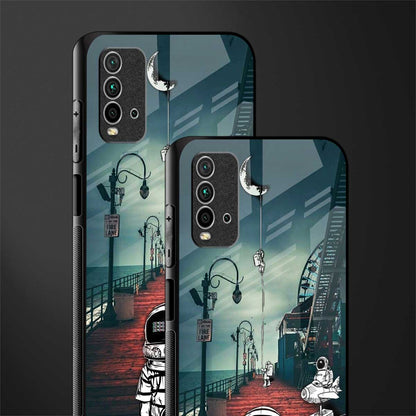 astronaut believer beach glass case for redmi 9 power image-2