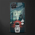 astronaut believer beach glass case for samsung galaxy a12 image