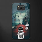 astronaut believer beach glass case for poco x3 image