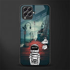 astronaut believer beach glass case for samsung galaxy f62 image