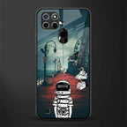 astronaut believer beach glass case for realme c21 image