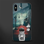 astronaut believer beach glass case for iphone x image