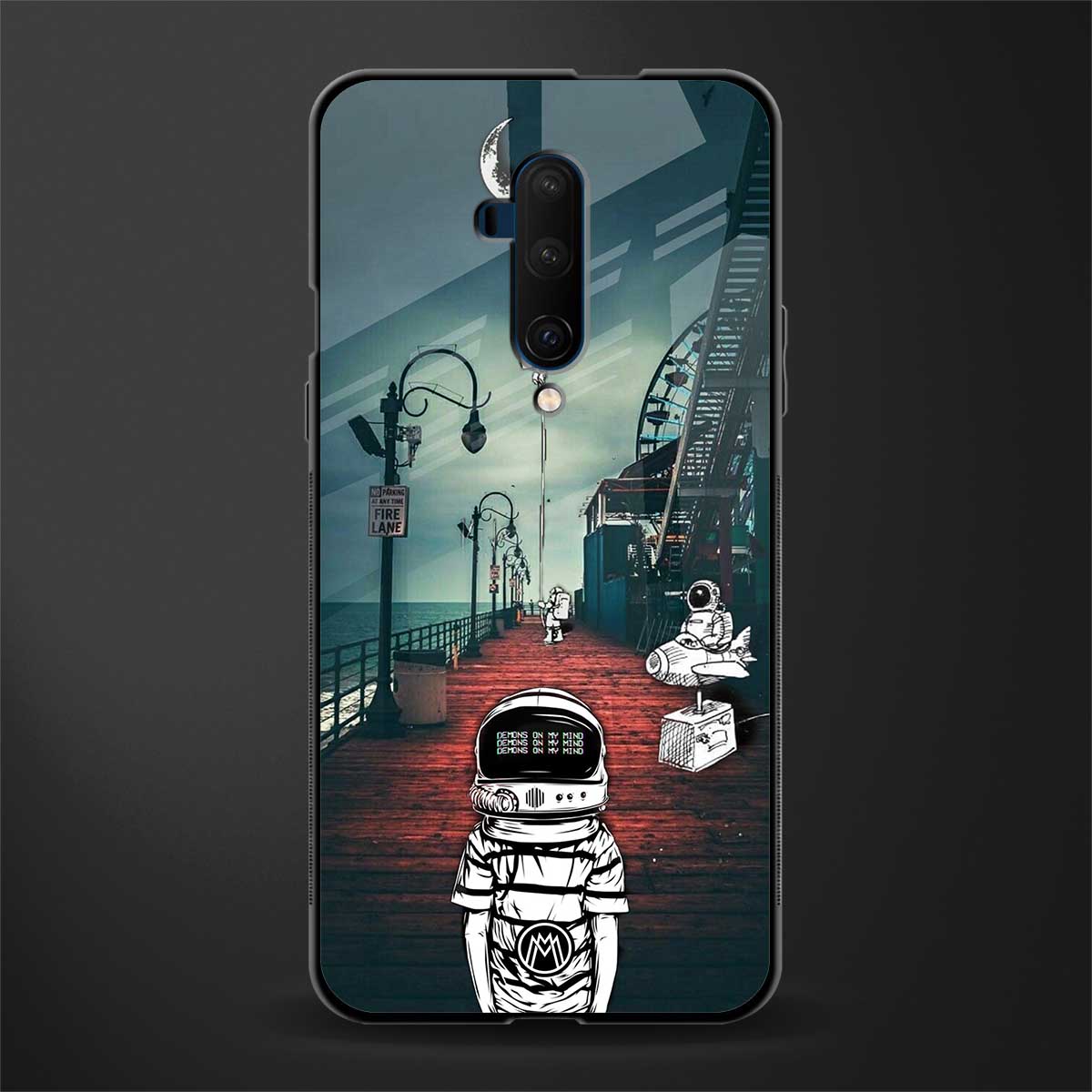 astronaut believer beach glass case for oneplus 7t pro image