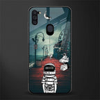 astronaut believer beach glass case for samsung galaxy m11 image