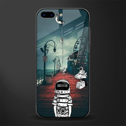 astronaut believer beach glass case for iphone 7 plus image