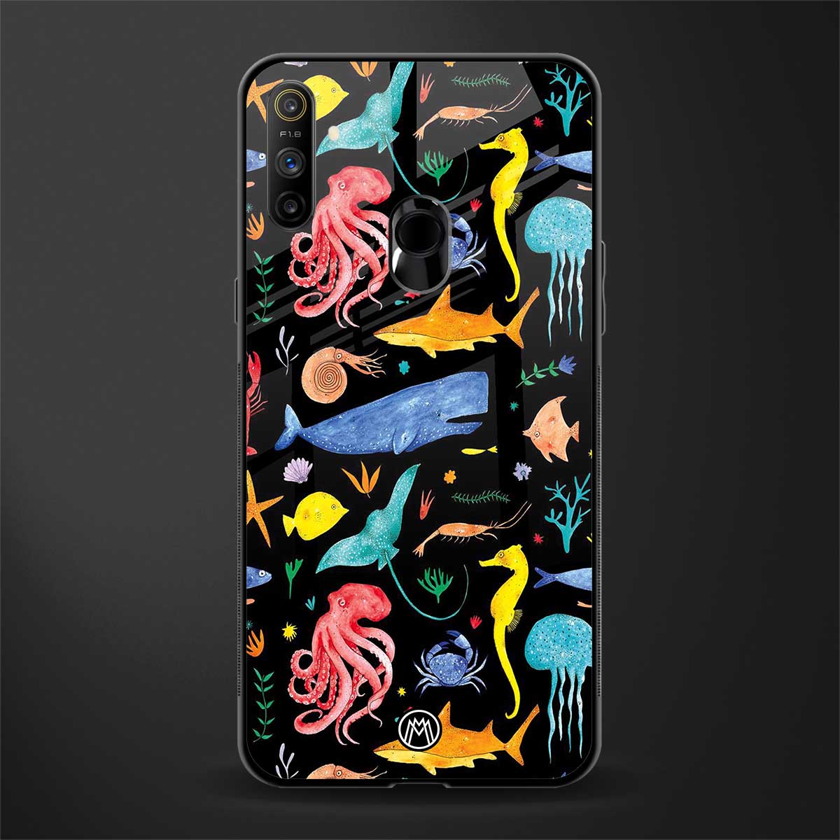 atomic ocean glass case for realme narzo 10a image