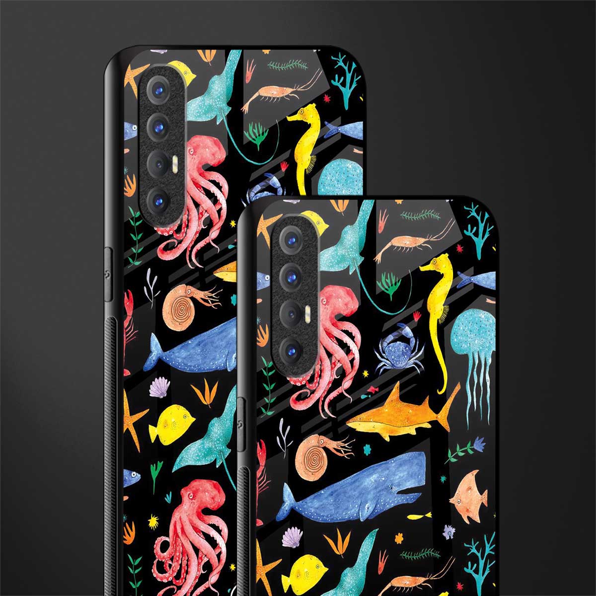 atomic ocean glass case for oppo reno 3 pro image-2