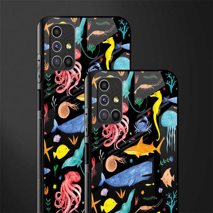 atomic ocean glass case for samsung galaxy m51 image-2