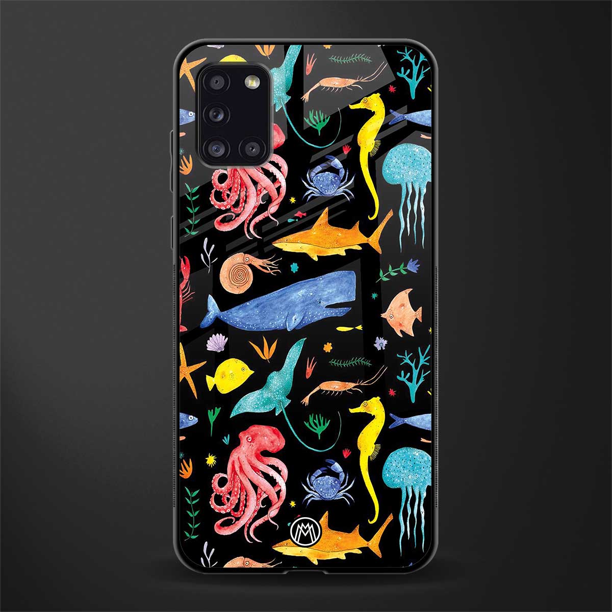 atomic ocean glass case for samsung galaxy a31 image