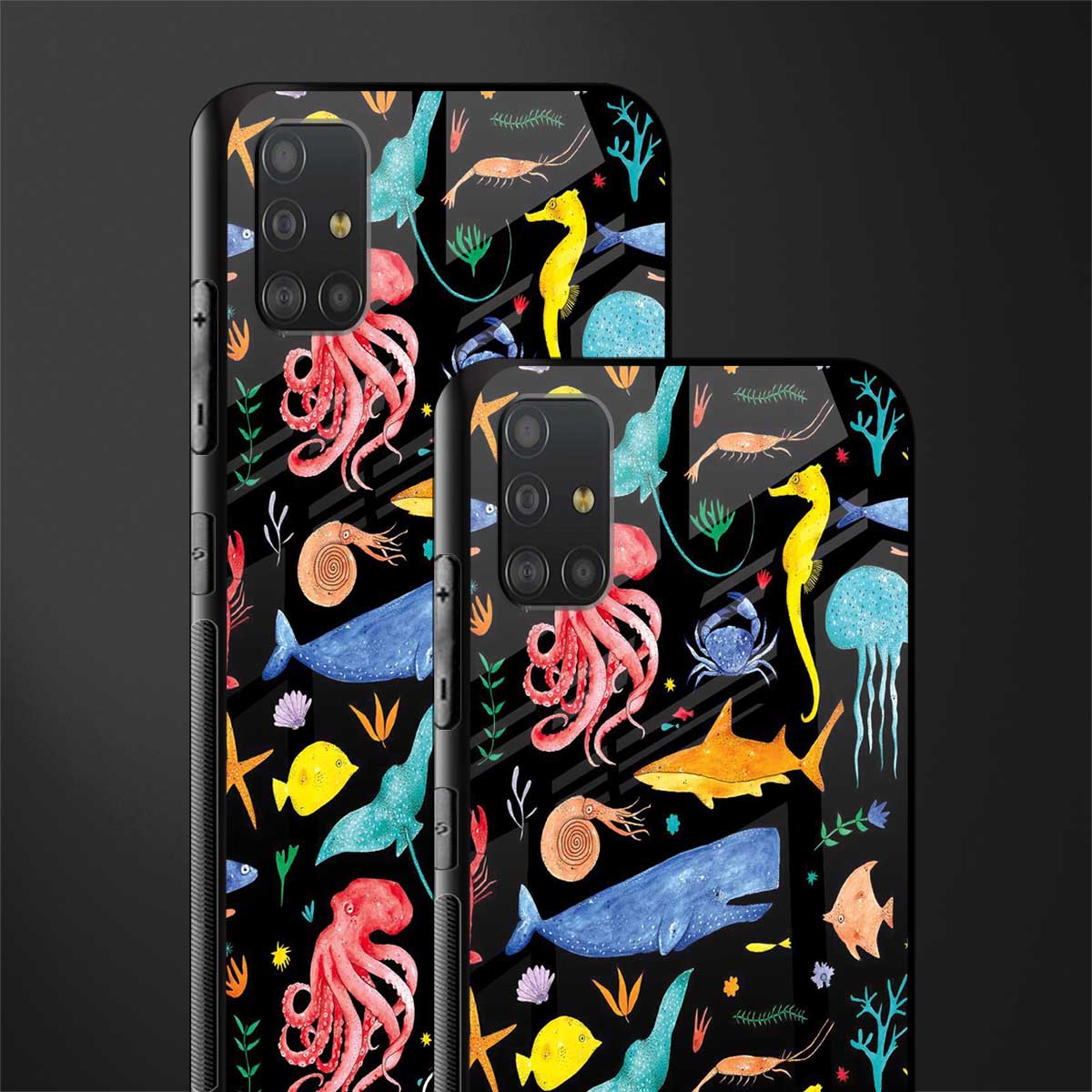 atomic ocean glass case for samsung galaxy a51 image-2