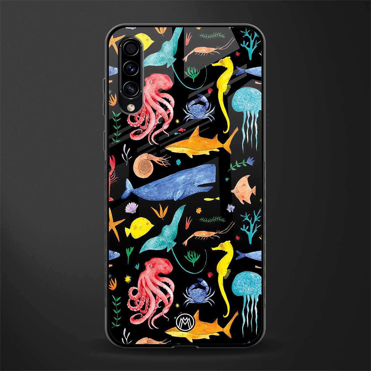 atomic ocean glass case for samsung galaxy a70 image