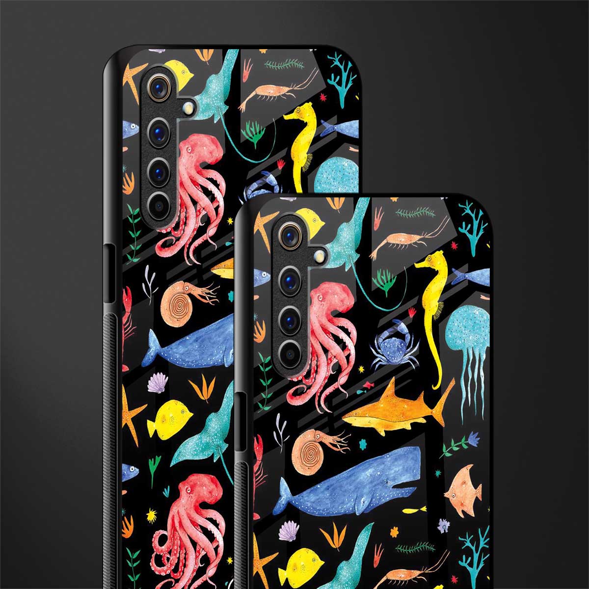 atomic ocean glass case for realme 6i image-2
