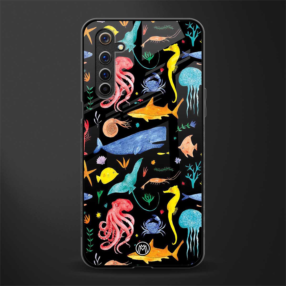 atomic ocean glass case for realme 6 pro image