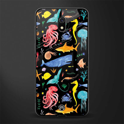 atomic ocean glass case for redmi 8a image