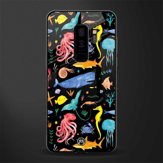 atomic ocean glass case for samsung galaxy s9 plus image