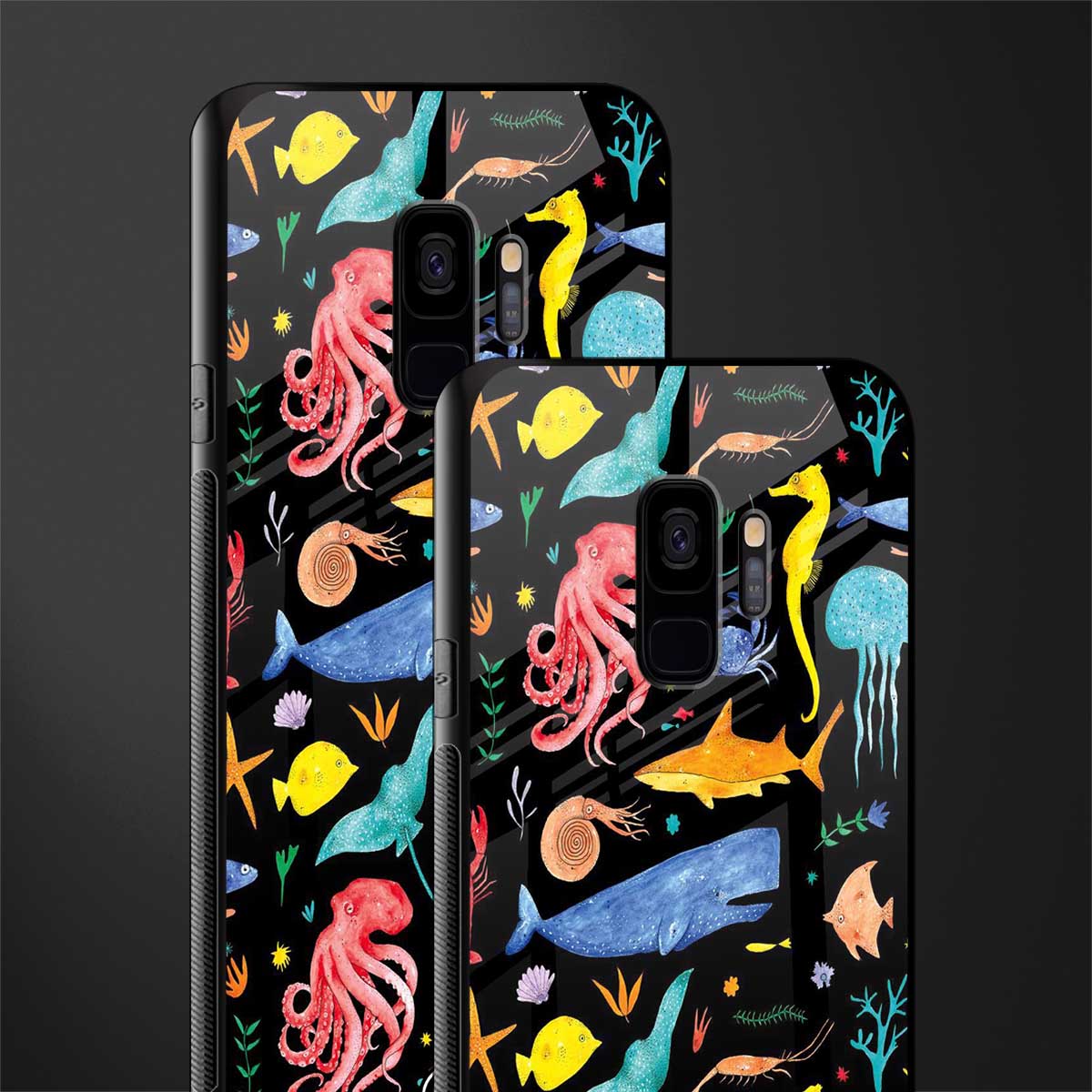 atomic ocean glass case for samsung galaxy s9 image-2