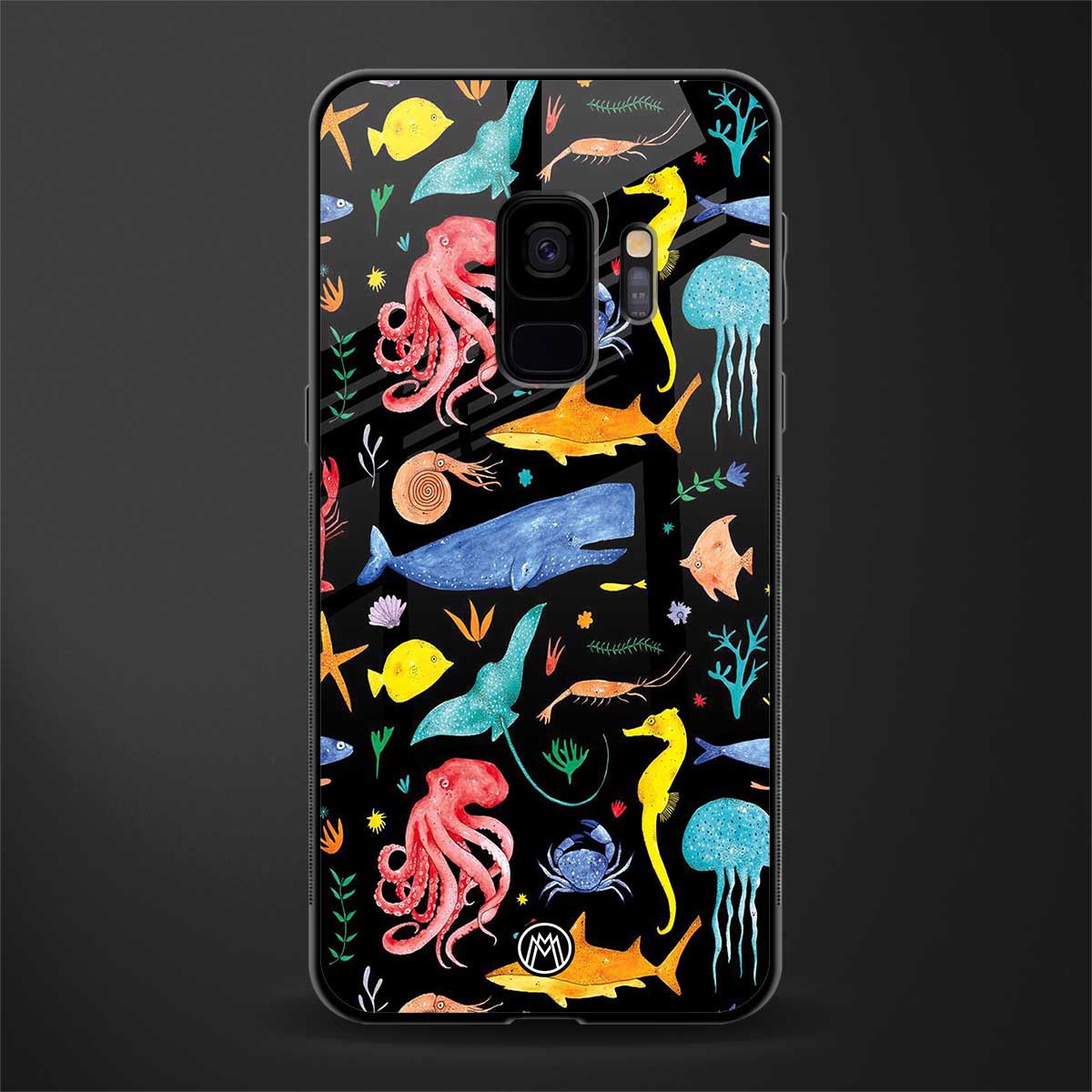 atomic ocean glass case for samsung galaxy s9 image