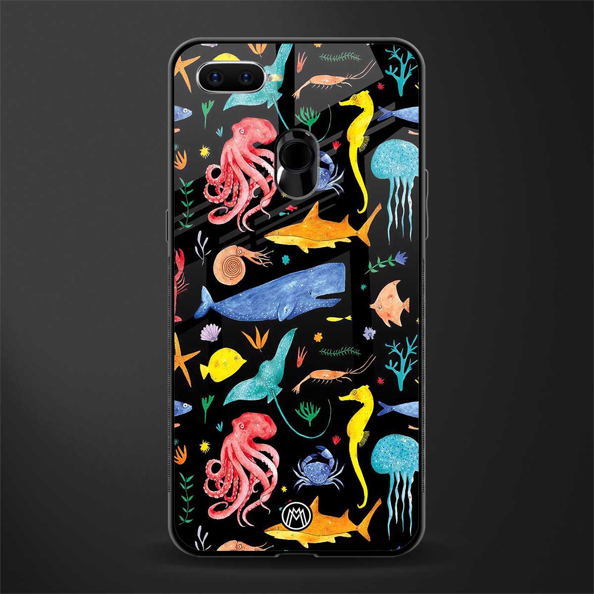 atomic ocean glass case for oppo a12 image