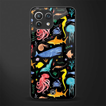 atomic ocean glass case for mi 11 lite image