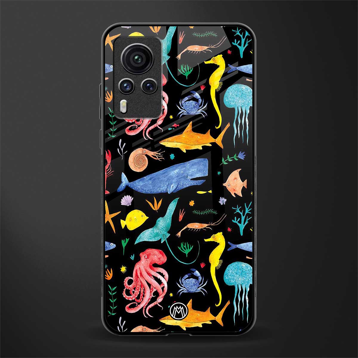 atomic ocean glass case for vivo x60 pro image