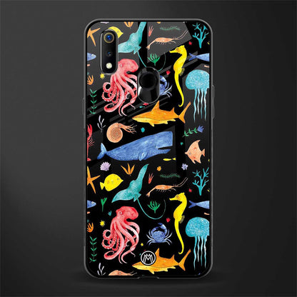 atomic ocean glass case for realme 3 pro image