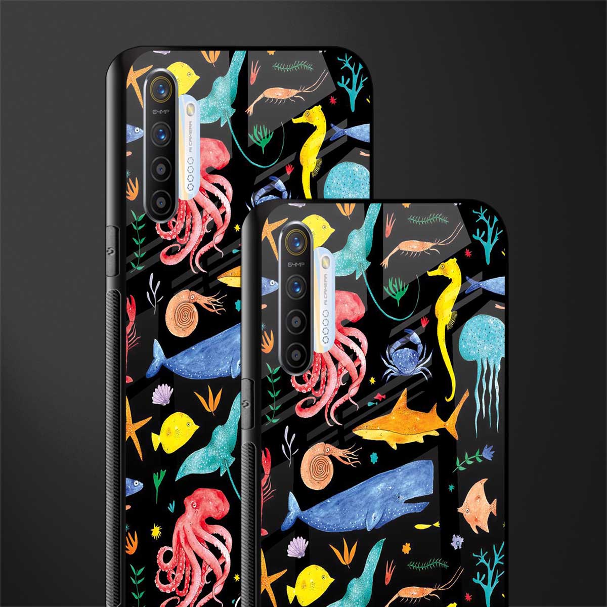 atomic ocean glass case for realme xt image-2
