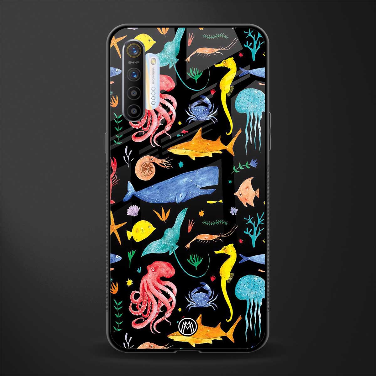 atomic ocean glass case for realme xt image
