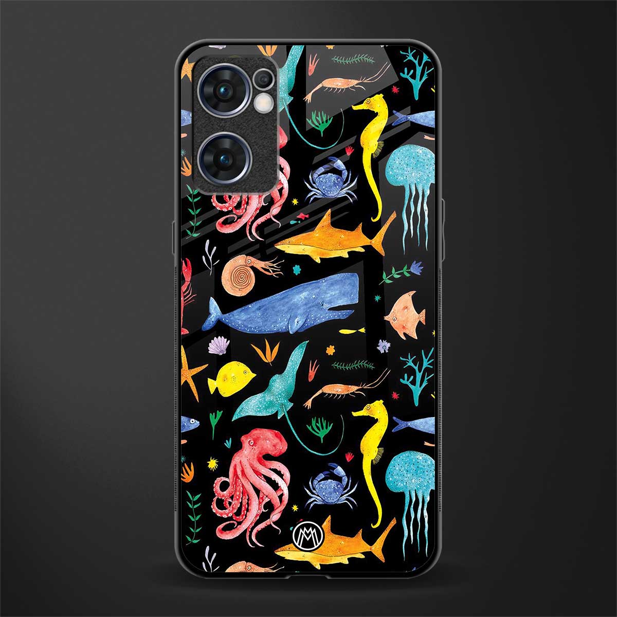 atomic ocean glass case for oppo reno7 5g image