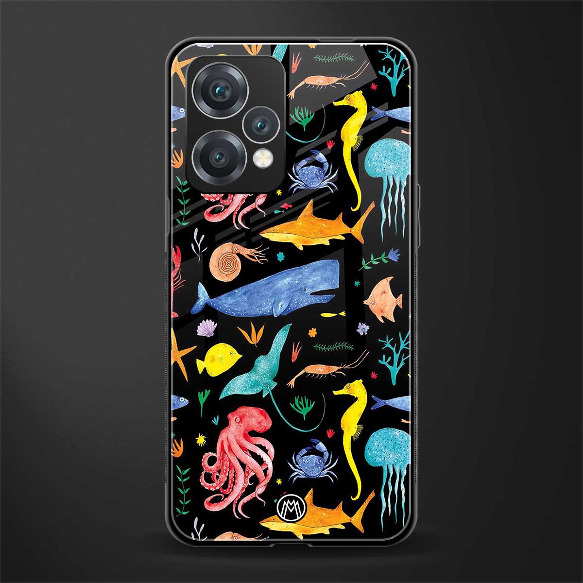 atomic ocean back phone cover | glass case for realme 9 pro 5g